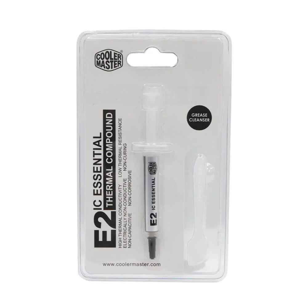 Pasta Termica Cooler Master Ic Essential E2, 1.5 Ml Prata - Rg-ice2-ta15-r1 Pasta Termica Cooler Master Ic Essential E2, 1.5 Ml Prata - Rg-ice2-ta15-r1