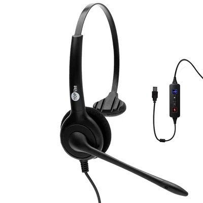 Headset Topuse USB, Voip, Com Cancelador De Ruídos, Mod. Premium - FP 350