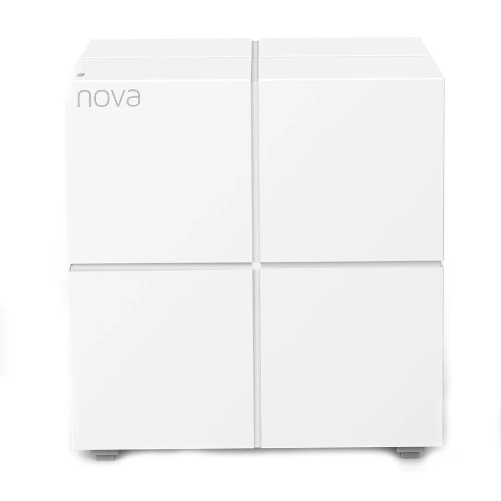 Imagem 5 de 5 do produto Kit 2 Roteadores Gigabit Wi-Fi Tenda NOVA MW6 Rede Mesh AC1200 Mbps Dual Band 2.4Ghz 5.0Ghz Bivolt