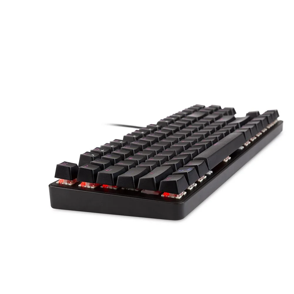 I*s様 Zz Deep Red Teclado Mecanico Dazz Alpha Red 625332 Kabum