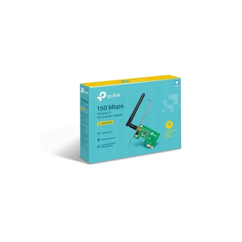 Imagem 5 de 5 do produto Placa de Rede PCI Express, 150Mbps, TP-Link - TL-WN781ND
