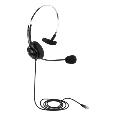 Headset Intelbras CHS-40 RJ9, Microfone Flexível, Preto - 4010040