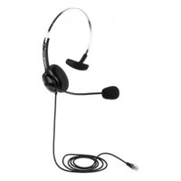 Headset Intelbras CHS-40 RJ9 é ideal para uso em bases discadoras e terminais telefônicos com entrada dedicada para headset.Com microfone flexível e t