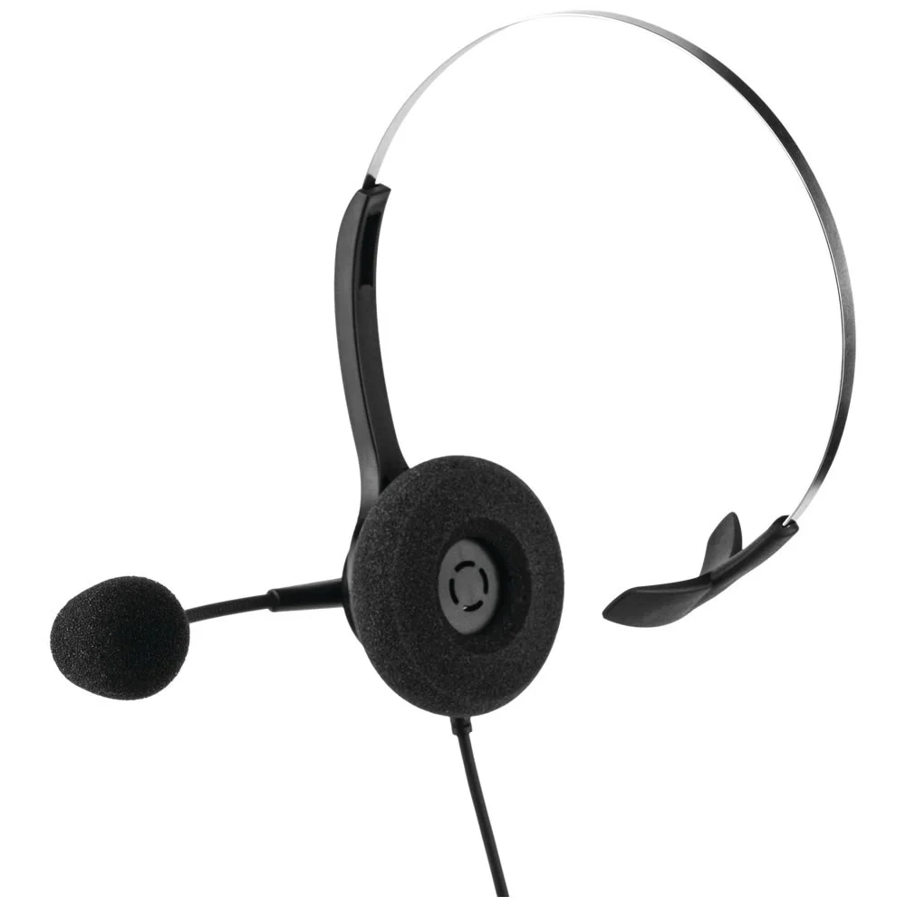 Imagem 2 de 5 do produto Headset Intelbras CHS-40 RJ9, Microfone Flexível, Preto -  4010040