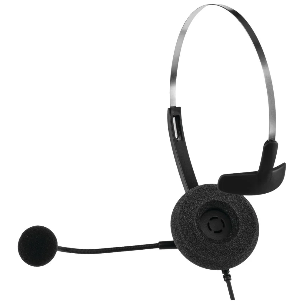 Imagem 5 de 5 do produto Headset Intelbras CHS-40 RJ9, Microfone Flexível, Preto -  4010040