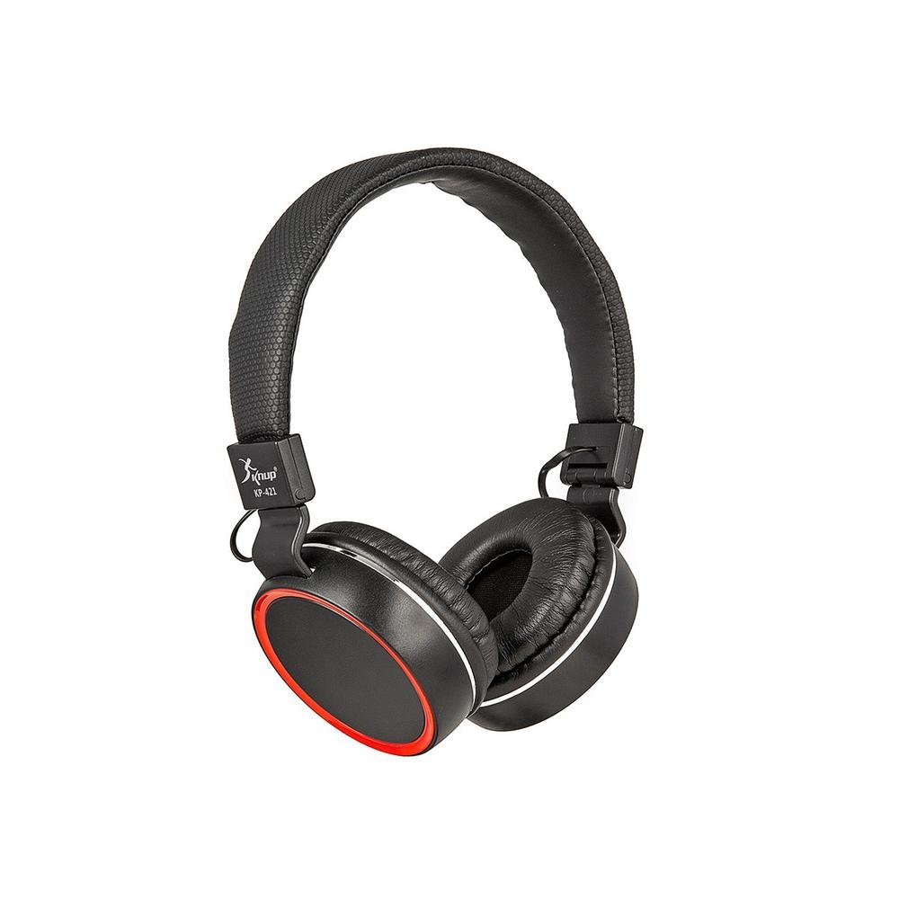 Fone De Ouvido Com Fio Knup Kp 421 Preto | KaBuM!