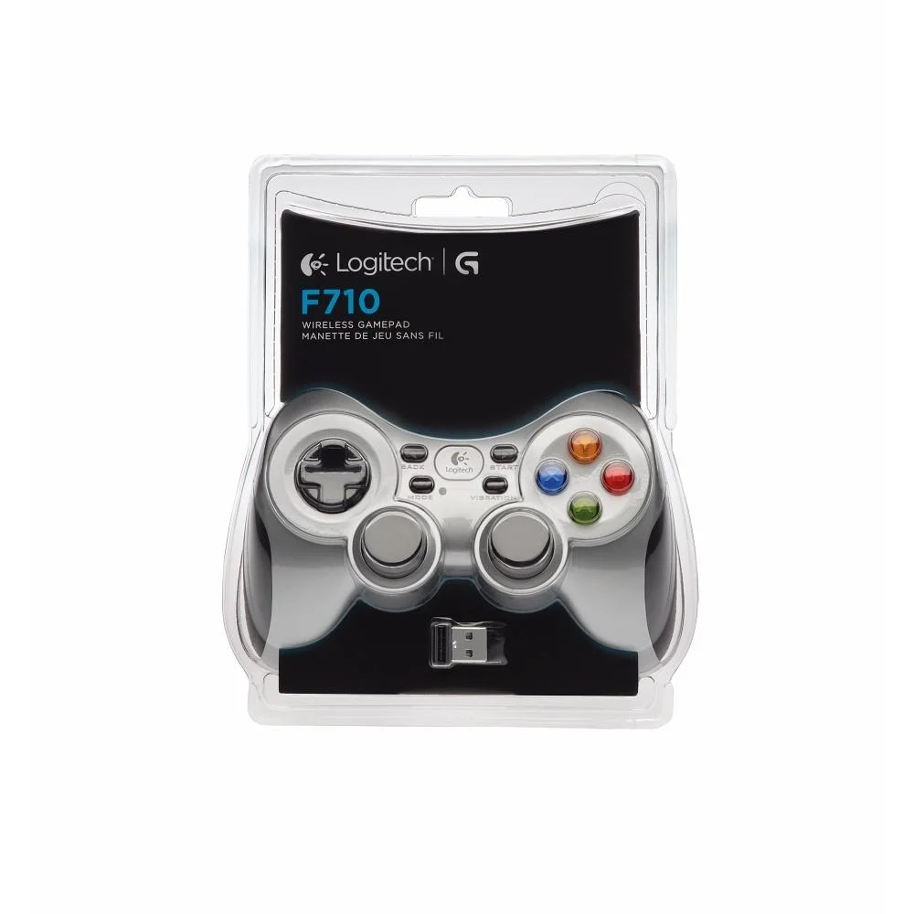 Joystick Logitech Gamepad F710 Sem Fio KaBuM