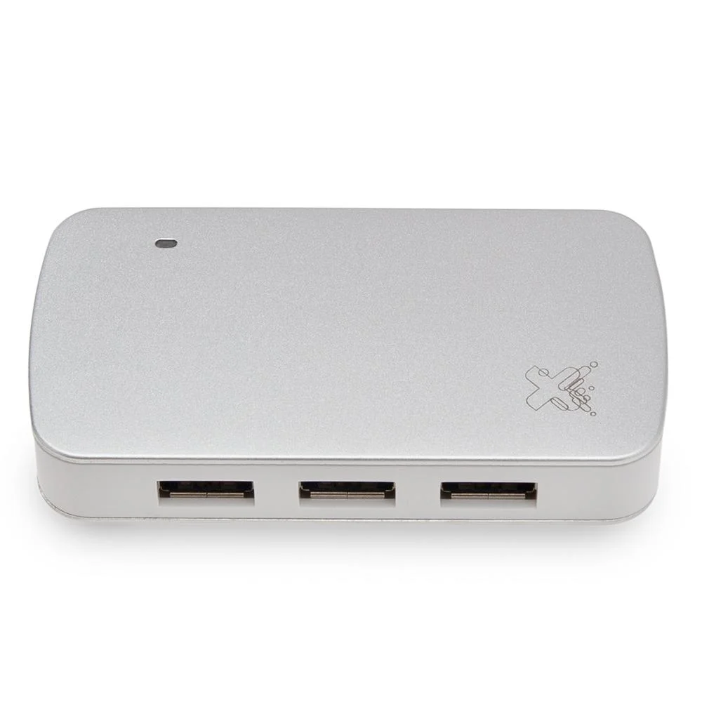 Imagem 1 de 4 do produto Hub Maxprint C/ 4 Portas Usb 3.0 + 1 Porta Micro Usb 3.0 + 1porta Dc - Branco