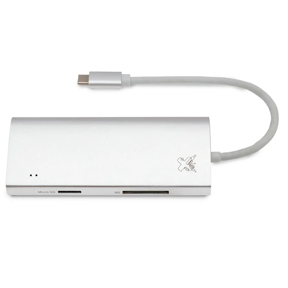 Imagem 2 de 4 do produto Hub Maxprint C/ 4 Portas Usb 3.0 + 1 Porta Micro Usb 3.0 + 1porta Dc - Branco