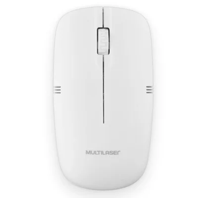 Mouse Sem Fio Multi Lite, Wireless 2.4Ghz, USB, 1200 DPI, Branco - MO286