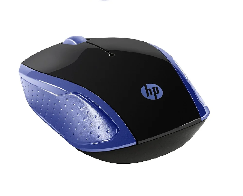 Imagem 4 de 5 do produto Mouse Wireless X200 HP, Sem Fio, 1000dpi, Preto/azul