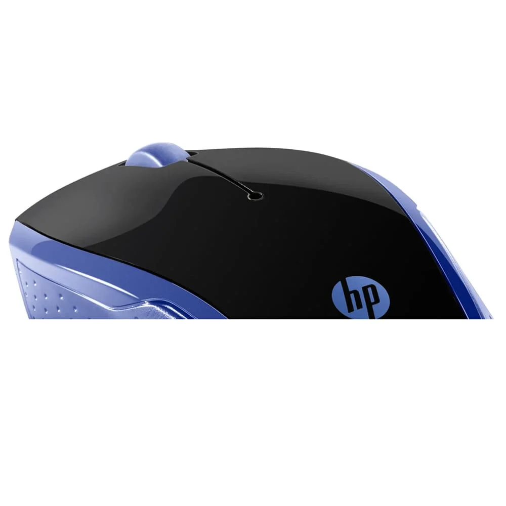 Imagem 5 de 5 do produto Mouse Wireless X200 HP, Sem Fio, 1000dpi, Preto/azul