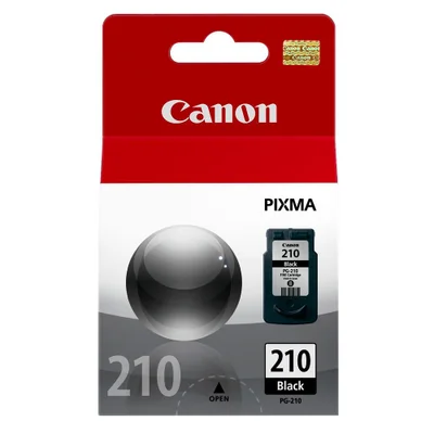 Cartucho De Tinta Preto 9ml Pg210 1 Un Canon