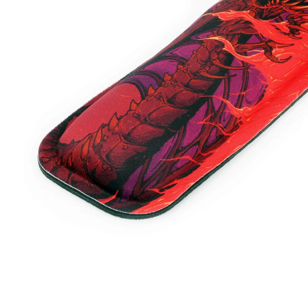 Imagem 3 de 5 do produto Apoio de Pulso Redragon Edição Limitada Infernal Dragon Shin 440 x 67.6mm Base Emborrachada - ID023