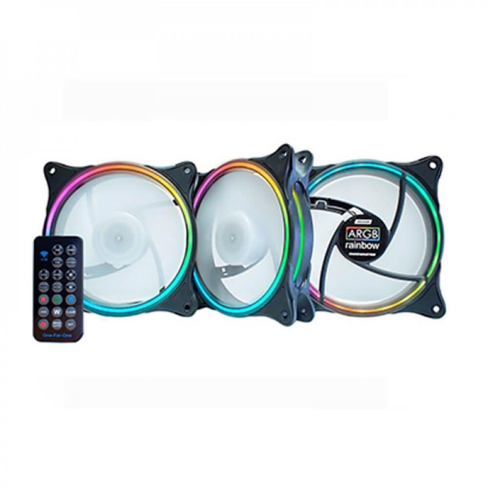 Kit Cooler FAN com 3 Unidades KMEX Gamer 120mm