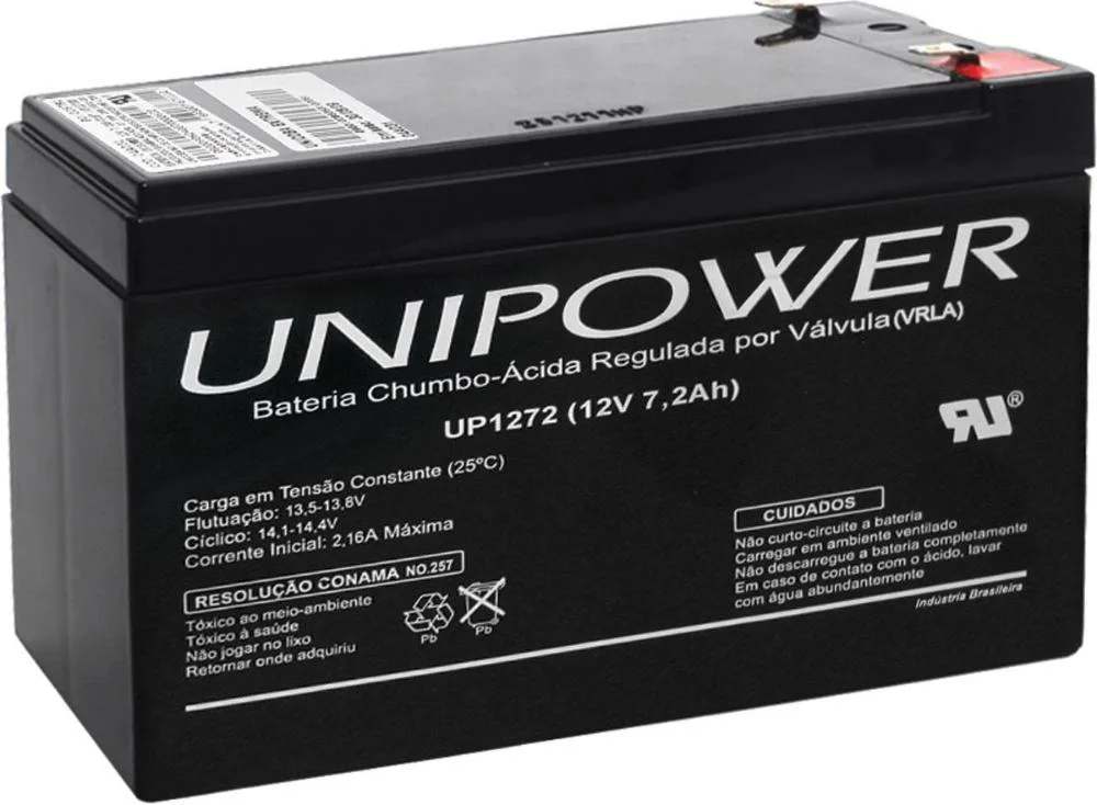 Bateria Selada P/nobreak 12v X 72a Unipower Up1272 Bateria Selada P/nobreak 12v X 72a Unipower Up1272