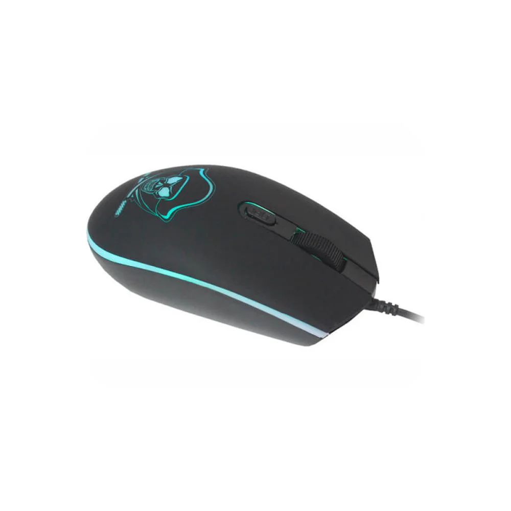 Imagem 2 de 5 do produto Mouse Gamer K-mex Pirata, Led, 1200dpi, M3400, Optico