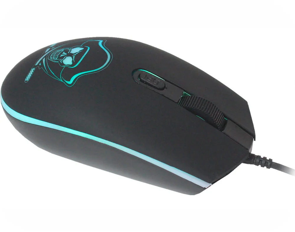 Imagem 3 de 5 do produto Mouse Gamer K-mex Pirata, Led, 1200dpi, M3400, Optico