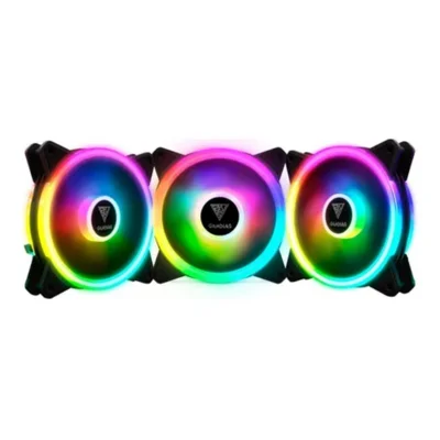 Kit Cooler FAN com 3 Unidades GAMDIAS Aelous, 120mm, RGB, Lite - M2-1203
