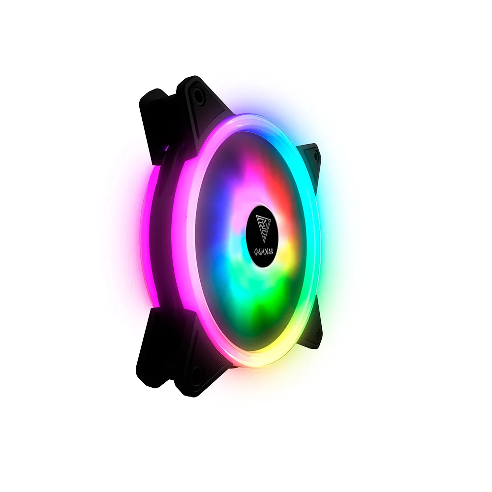 Imagem 3 de 5 do produto Kit Cooler FAN com 3 Unidades GAMDIAS Aelous, 120mm, RGB, Lite - M2-1203