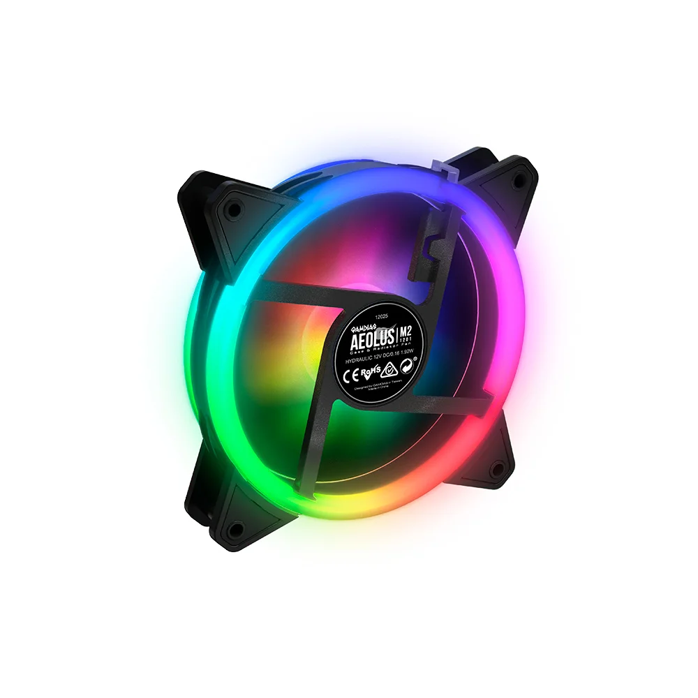 Imagem 4 de 5 do produto Kit Cooler FAN com 3 Unidades GAMDIAS Aelous, 120mm, RGB, Lite - M2-1203