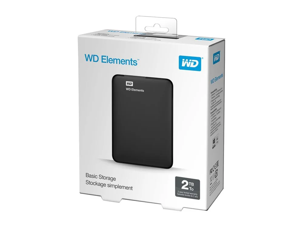 HD Externo Western Digital 2TB No KaBuM