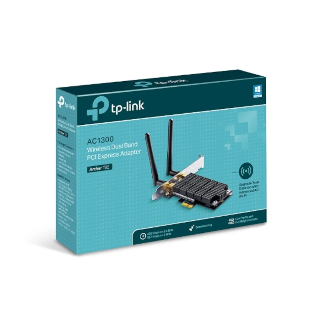 Imagem 3 de 5 do produto Adaptador TP-Link PCI Express Dual Band AC1300 – Archer T6E