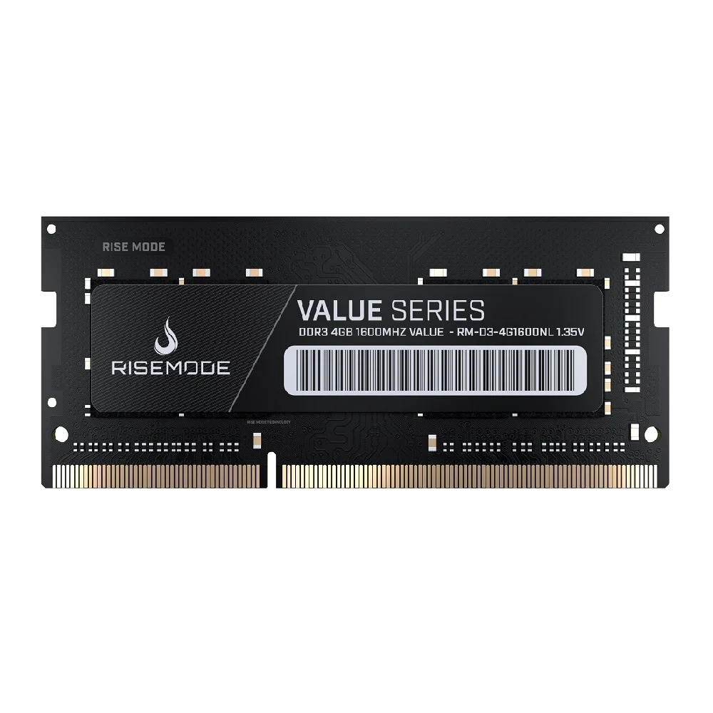 Memória Notebook Rise Mode Value Series 4GB DDR3 1600MHz - RM-D3-4G1600NL