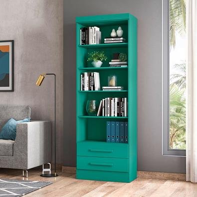 Com um design contemporâneo, o Livreiro com 2 Gavetas é ideal para compor com a decoração de diversos ambientes, levando funcionalidade e praticidade