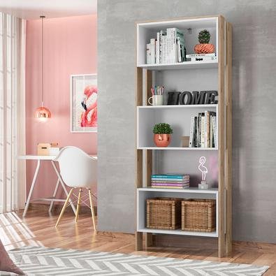 O Livreiro com Nicho é o produto ideal para organização e decoração de diversos ambientes. Com um design contemporâneo, ele leva beleza e praticidade