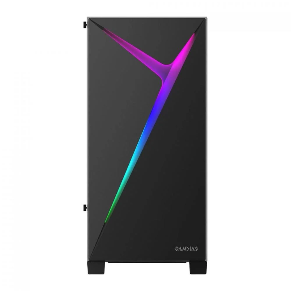 Imagem 4 de 5 do produto Gabinete Gamer Gamdias Argus E4 Elite, Mid Tower, Sem Fan, Sem Fonte, Preto