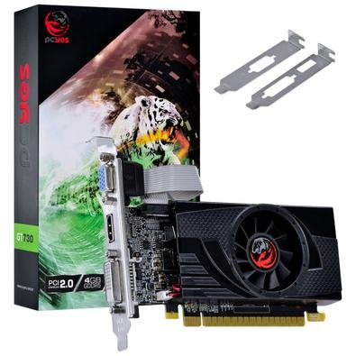 Placa De Video Nvidia Geforce Gt 730 Gddr5 4gb 64bits Low Profile.