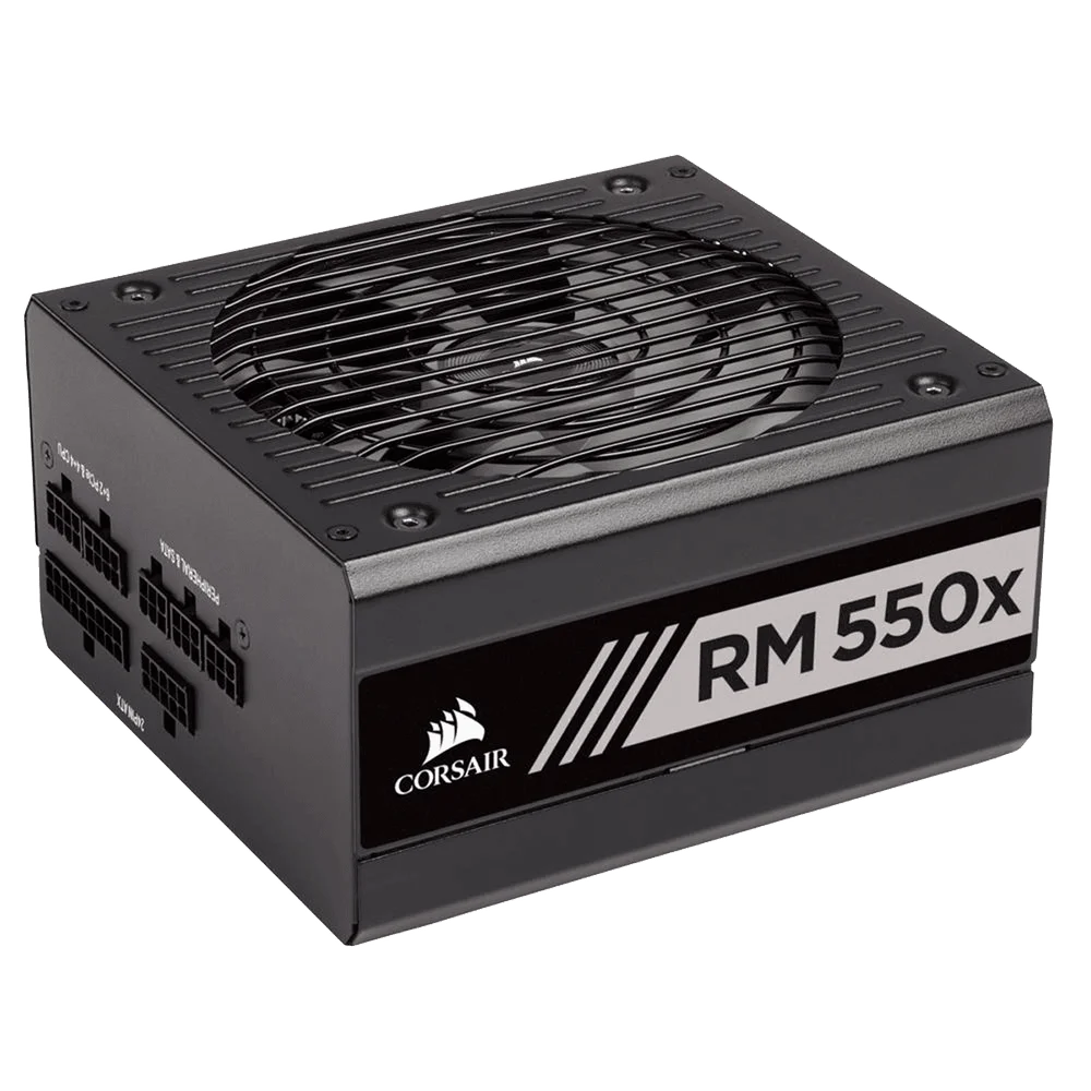 Fonte Corsair, 550W, 80 Plus Gold, Modular RMX, 550X - CP-9020177-WW