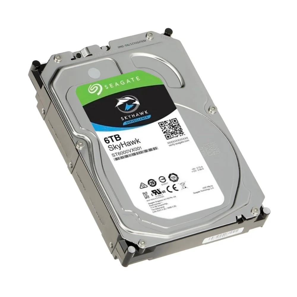 内蔵型ハードディスクドライブ Seagate SkyHawk 6TB SATA HDD HD Interno Seagate 6TB Skyhawk 5400RPM 35 KaBuM