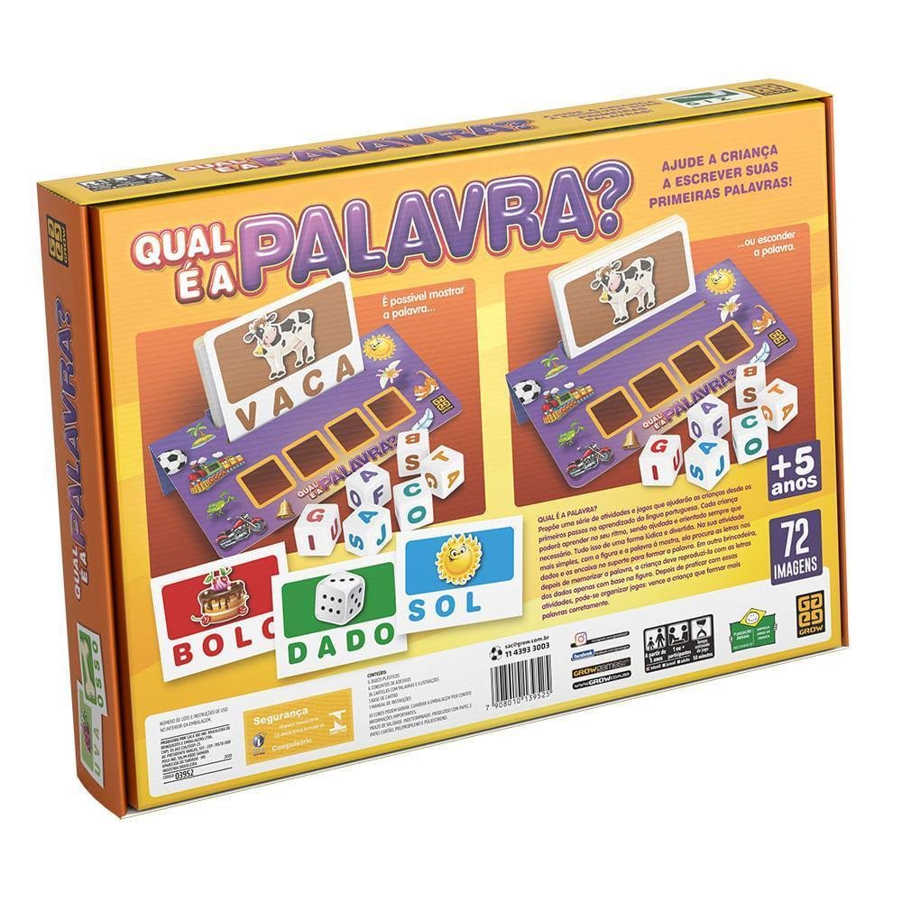 Imagem 3 de 3 do produto Jogo Qual É A Palavra?