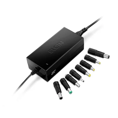 Fonte Elgin 46RFTE90W000, 90W, Bivolt, com Cabo, Preta - 46rfte90w000