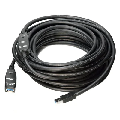 Cabo Usb Extensor, Usb 3.0 Am-fm, 15m Com Amplificador, 9375