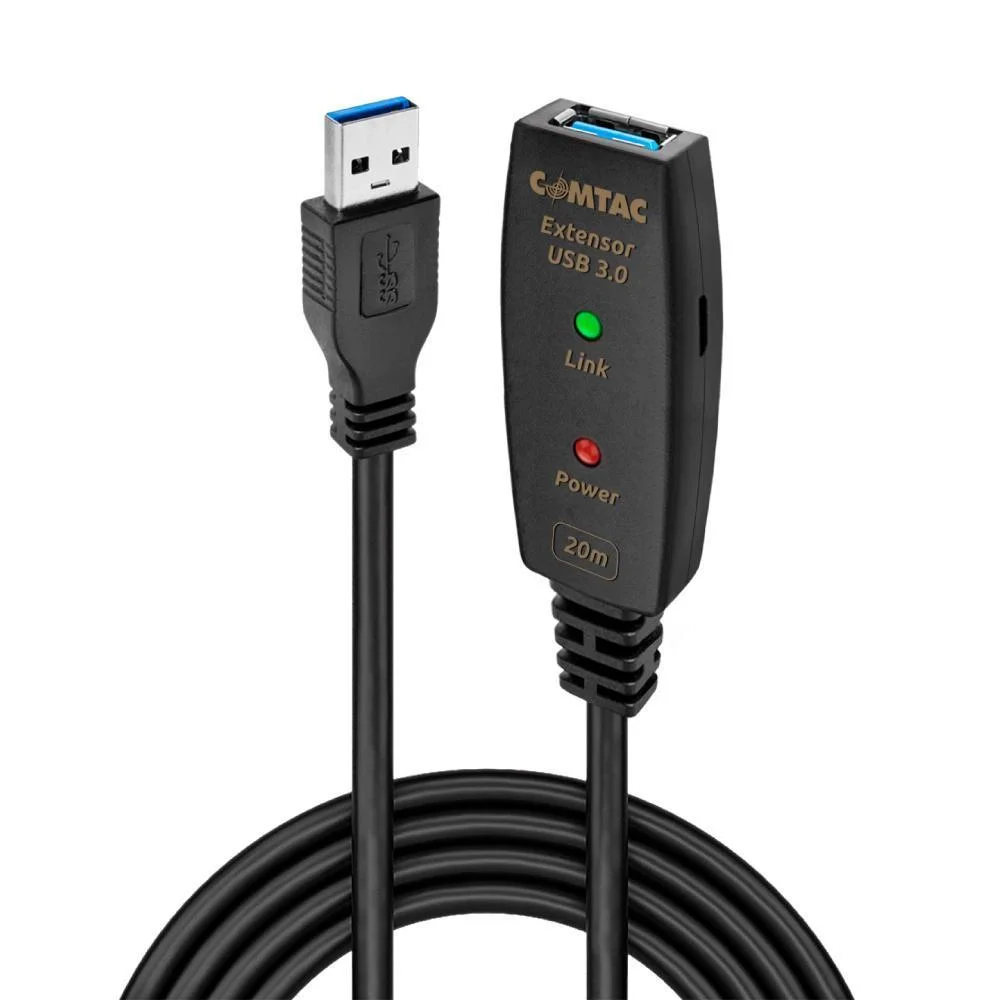 Imagem 5 de 5 do produto Cabo Extensor Comtac USB 3.0, AM AF, 5 Metros - 9373