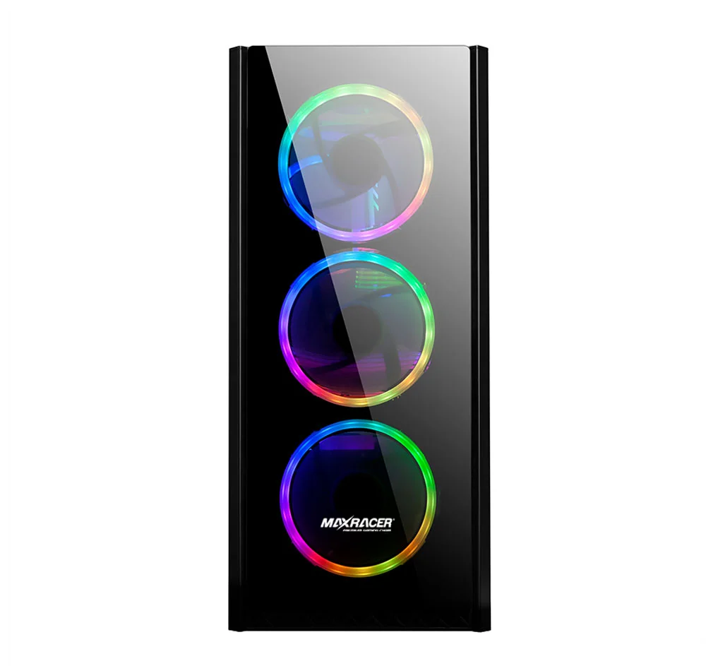 Imagem 5 de 5 do produto Gabinete  Gamer Maxracer Master - Rgb - Lateral Vidro Temperado - 3 Fan