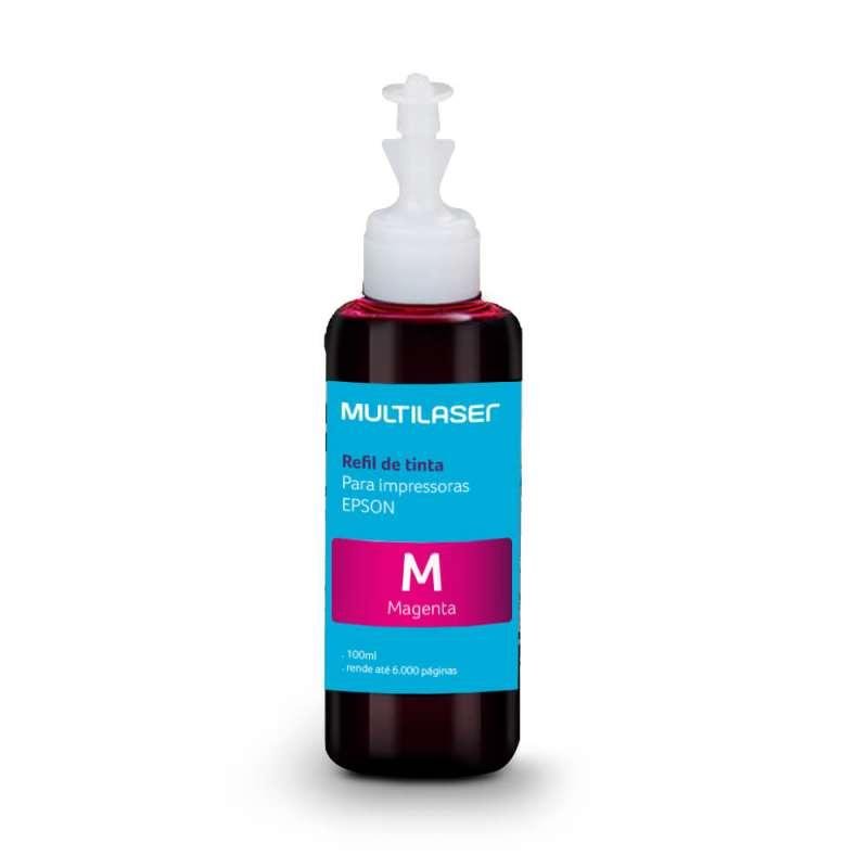 Refil De Tinta Para Impressoras Epson 100 Ml Cor Magenta - Rf007 - Padrão