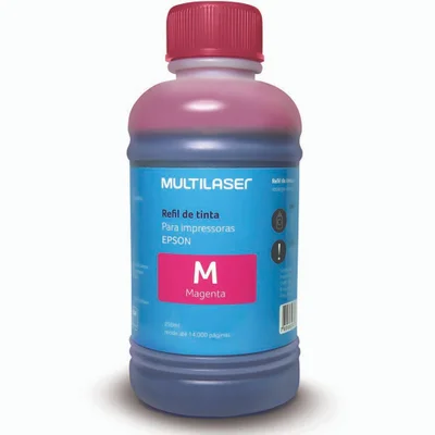 Refil de Tinta Multi, Para Impressoras Epson, 250ml, Magenta - RF015
