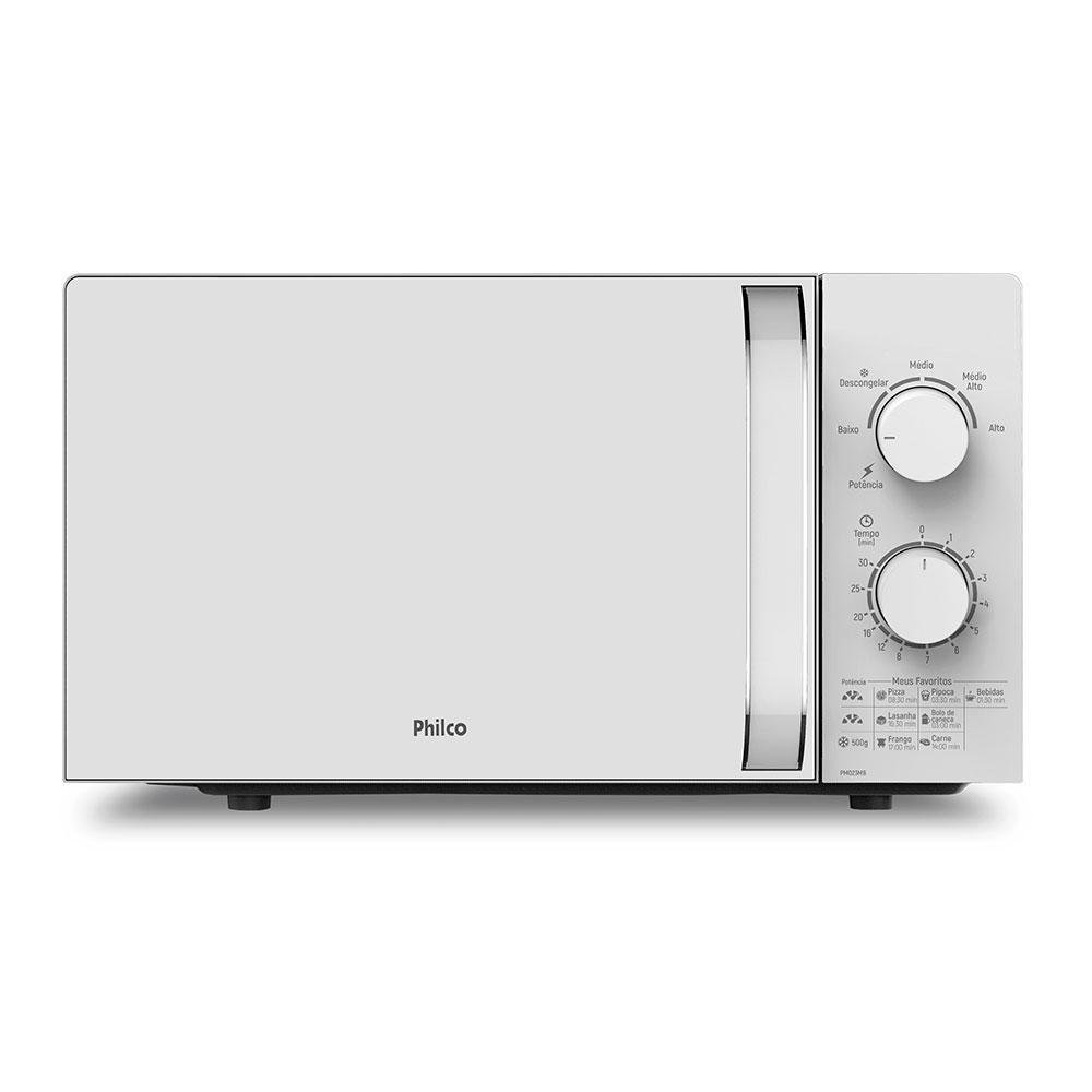 Micro-Ondas Philco PMO23MB, 20L, 127V, Branco Micro-Ondas Philco PMO23MB, 20L, 127V, Branco
