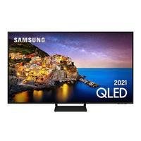 Smart TV QLED 55" 4K Samsung 55Q70A, W-Fi, 4 HDMI, 2 USB, 120Hz A mais nova Smart TV 55Q70A Samsung vem com uma resolução QLED 4K em tela sem limites 