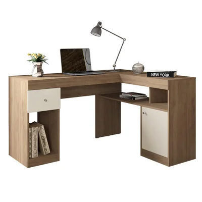 Mesa Office Nilo Caemmun Cor Buriti Off White