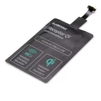 Receptor De Carregador Sem Fio Padrão Qi Comtac, Conector Micro Usb, Para Smartphone Antigo - 9353