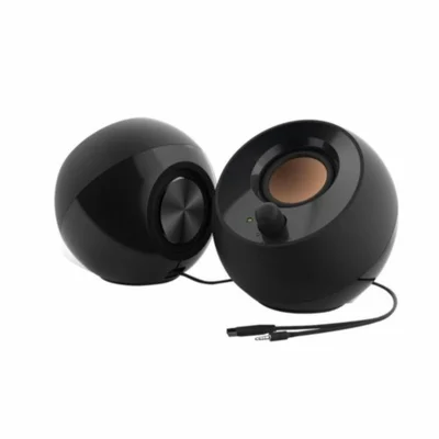 Caixa De Som 2.0 - Pebble - Usb Tipo A - 2w Rms - Preta - 51mf1680aa000
