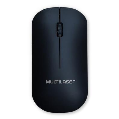 Mouse Sem Fio 2.4ghz 1200dpi Usb Preto Multilaser - Mo307