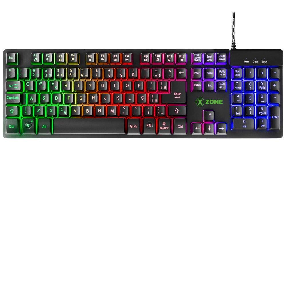 Teclado Semi mecânico Gamer Xzone Gts01 KaBuM