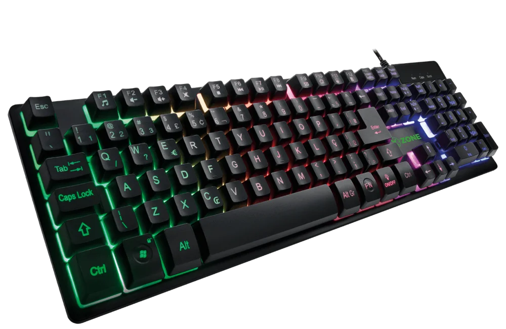 Imagem 2 de 3 do produto Teclado Com Fio Semi mecânico Gamer Xzone Gts-01, RGB,19 Teclas Anti-Ghosting e 12 Teclas Multimídia, ABNT2, Preto