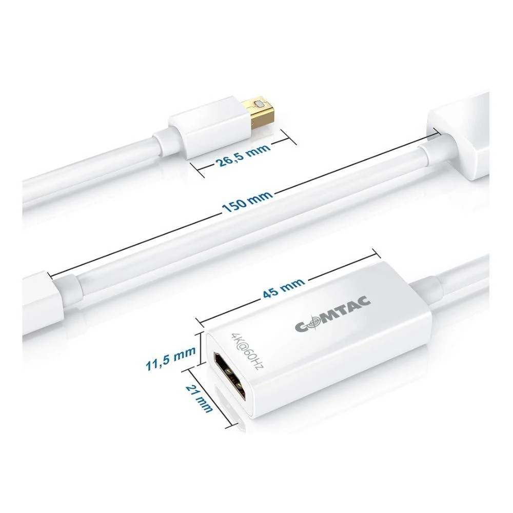 Imagem 4 de 4 do produto Conversor Mini Displayport Para HDMI Comtac 9284